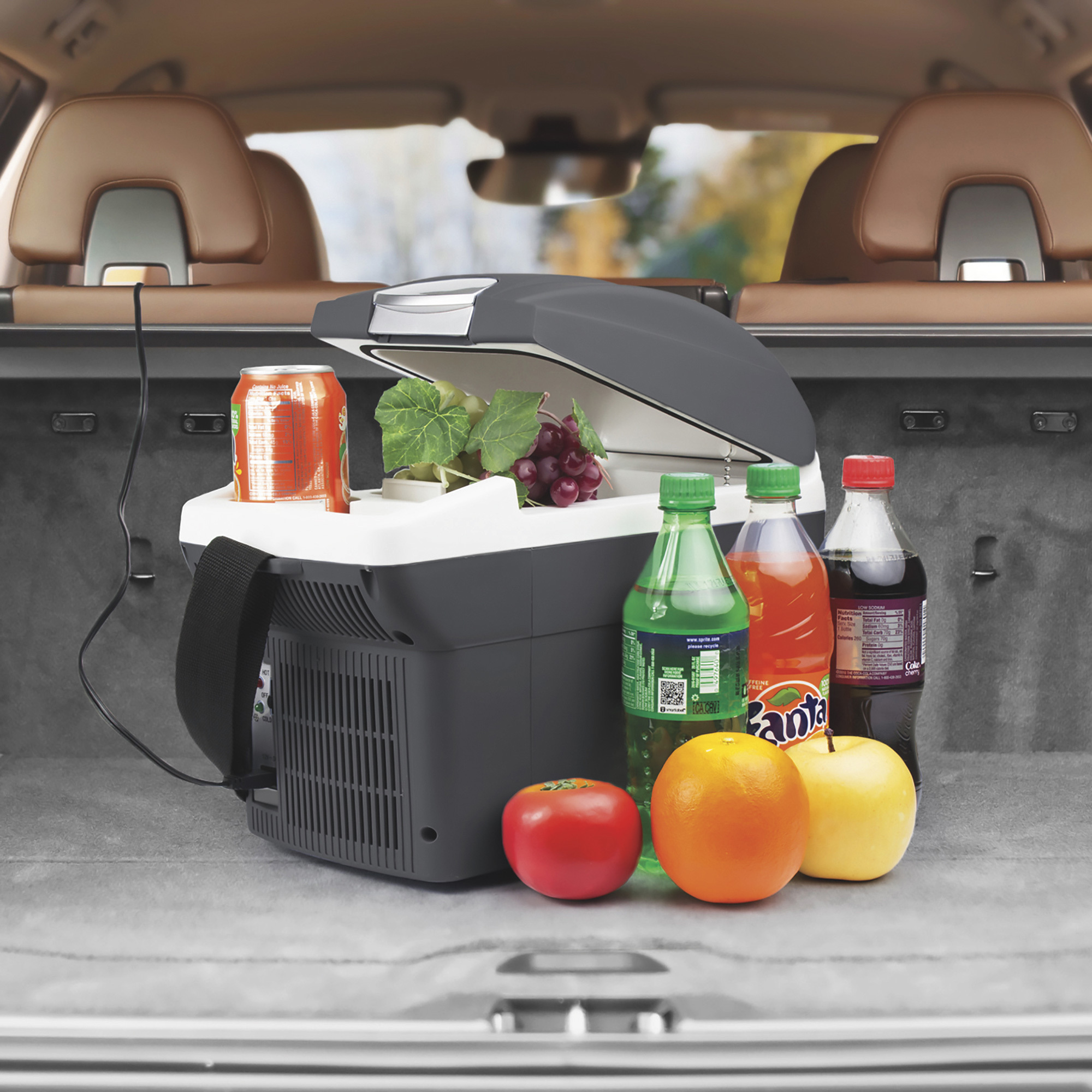 Wagan 6-Quart Personal Refrigerator/Warmer, Gray/White, Model# 6206
